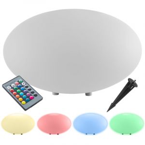 Image de TecTake Lampe boule avec ampoule LED et télécommande 12W 35 x 27,5 cm