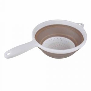 Homea Passoire avec Manche "R&eacute;tractable" 36cm Taupe