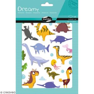 Maildor Autocollants Dreamy - Dinosaures -150 pcs