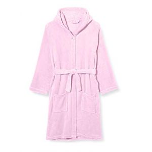 Playshoes Fleece-Bademantel, Morgenmantel Robe De Chambre, Rose (Rosa 14), 134-140