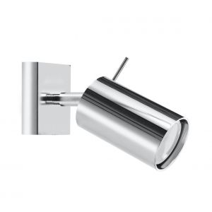 Euluna Spot mural Round, chrom&eacute;, une lampe