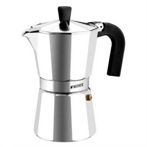 Cafetière Italienne Moni M620009 9 Tasses Aluminium Gris