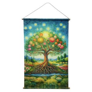 Signes Grimalt Toile murale enroulable Arbre de vie, art moderne, design oriental, imprim&eacute; pour la maison