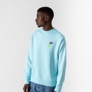 Image de Nike Sweat Crew Fta Multi Logo Multicolore/bleu