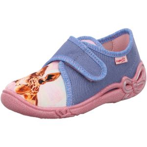 Superfit Fille Belinda Chaussons,Bleu Clair Rose 8400,25 EU Large