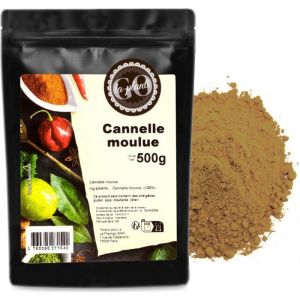 Cannelle moulue 500 g - LA PLANTIGO Un choix savoureux, Cannelle en poudre, Épice de qualité supérieure, sans additifs, Cannelle moulue Goût Intense