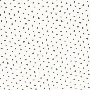 Tissu coton petits coeurs vendu par 50 cm(...) - coeurskaki