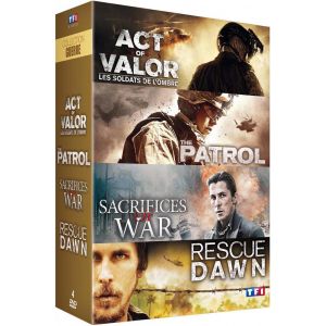 Image de Collection Guerre : Act of Valor + The Patrol + Sacrifices of War + Rescue Dawn [DVD]