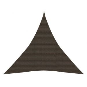 Image de VidaXL Voile d'ombrage 160 g/m² Marron 3x3x3 m PEHD