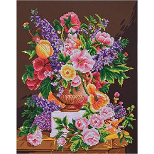 Needleart World Bouquet Ancient Kit Loisirs Créatifs, Résine, Multicolore, 53 x 67 cm