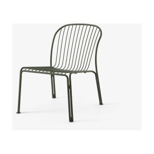 &tradition Chaise de jardin large en acier vert bronze Thorvald SC100