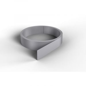 Nordlinger Pro Smart Profile plat adh&eacute;sif &ndash; 840040 &ndash; Pvc &ndash; 3 x 0,04cm x 10m &ndash; Gris &ndash; Finition murale