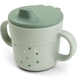 Done by Deer Tasse d'apprentissage Happy dots Vert