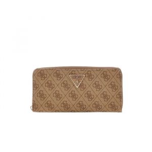 Guess Geldbörse Laurel 4G-Logo mit Griffschlaufe Portemonnaies 1 ct Nude Damen (64.99 € / 1 ct)