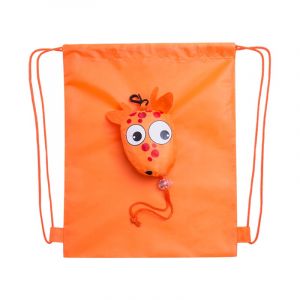 Dam Sac &agrave; cordes kissa pliable pour enfant, en polyester 190t.