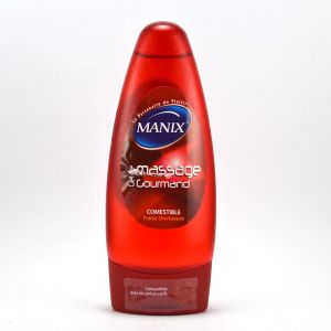 Image de Manix Gel de massage gourmand fraise onctueuse 200ml