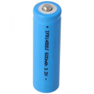 Accucell - Batterie solaire de 3,2 volts au Lithium - IFR 14500 AA 600mAh