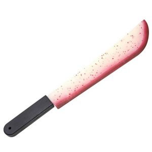 Ruedelafete Machette ensanglant&eacute;e phosphorescente 54cm