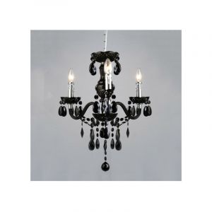 Italux Lustre en cristal Whiz Noir