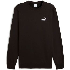 Puma ESS Small No. 1 Logo Crew FL, Sweats d'&eacute;quipage Homme Black,