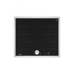 Neff T66STY4L0 Plaque de cuisson à induction autonome Flex avec commande Twist Pad N90 Largeur 60 cm Noir avec cadre Home Connect