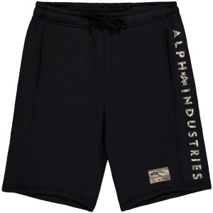 Image de Alpha industries Short de - Short D&eacute;contract&eacute; Camouflage - S &agrave; XXL - pour Homme - noir