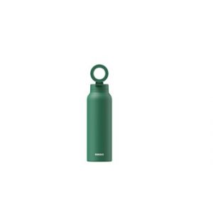 RinGO Pro - Gourde en acier inoxydable avec support magnétique rotatif pour smartphone - 710ml - Vert