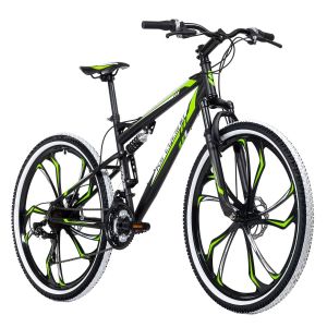 Image de KS Cycling VTT tout suspendu 27,5- Scrawler Noir-Vert TC 51 cm