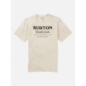 Burton Snowboard T-shirt à manches courtes Durable Goods, Stout White, XXS