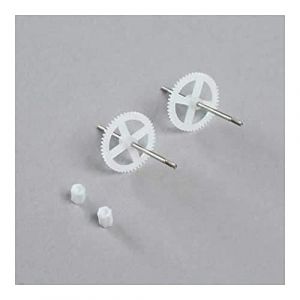E-flite Prop Shaft with Gear (2) - Vapor/Night -