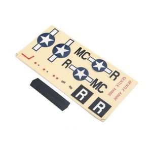 E-flite Decalques: UMX P-51 BL
