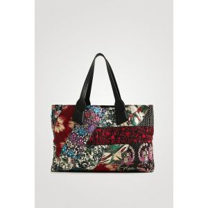 Image de Desigual Grand sac cabas Nini Patch en jacquard Multicolore