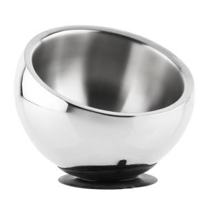 Gamelle pour chien en inox double paroi avec ventouse Nobby Pet Golyo