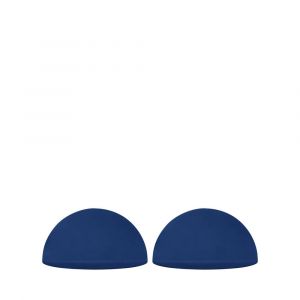 DRAWER Lot de 2 étagères murales demi-cercle en métal L17,5cm - Bleu - Nuagio