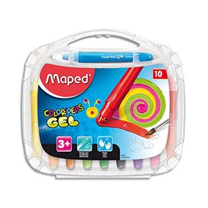 Image de Maped Boîte de 10 craies gel Smoothy ColorPeps assorties