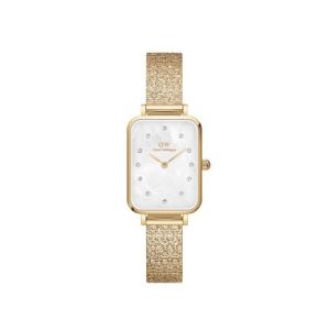 Image de Daniel Wellington Montre Femme Quadro Blanc DW00100582 Jaune