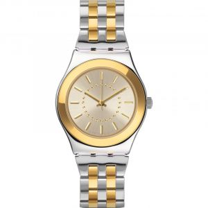 Swatch Montre Unisexe Goldensilver YLS207G