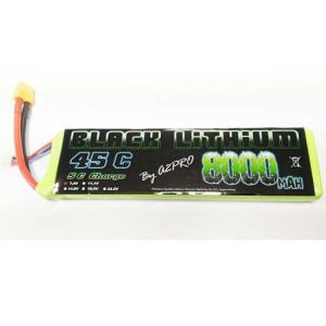 A2pro Black Lithium 8000mah 45c 2s (380 Grs)