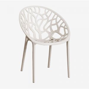 Lot de 2 chaises de salle à manger empilables Ores SKLUM Tapioca Beige 79 cm