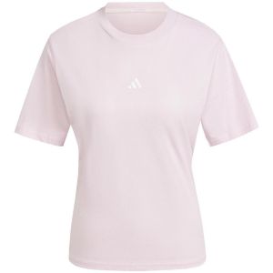 Adidas T-shirt Essentials Small Logo manches courtes rose clair femme - M