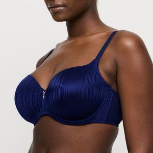 Soutien Gorge rembourré Saphir Bleu - forme coeur