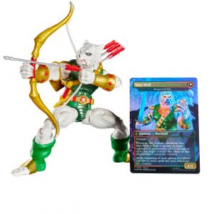Marvel Legends Series Magic: The Gathering, Figurine Man-Wolf avec Carte Premium Exclusive