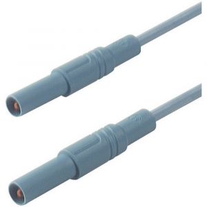 Image de SKS Hirschmann Cordon de mesure de sécurité 934077102 [ Banane mâle 4 mm - Banane mâle 4 mm] bleu 2 m 1 pc(s)