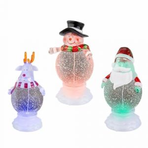 Lumineo Figurine d&eacute;corative 488719 Lumi&egrave;re LED de No&euml;l 13 x 10 x 21 cm