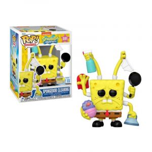 Funko SPONGEBOB CLEANING PREMIUM / BOB L'EPONGE / FIGURINE POP / EXCLUSIVE SDCC 2025