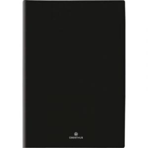 Oberthur 1 Agenda Semainier de poche 15 ODESSA - Janvier 2025 &agrave; D&eacute;cembre 2025 - Dimension 10 x 15 cm - Visuel Noir - 2 Langues