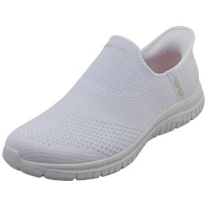 Skechers Virtue-Sleek Vegan Blanc - Baskets Femme À Enfiler - 38