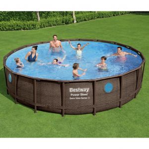 Image de Bestway Piscine tubulaire ronde 549x122 cm - Accessoires inclus