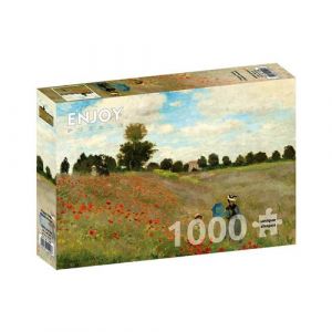 Puzzle 1000 Pièces : Claude Monet : Champ de Coquelicots