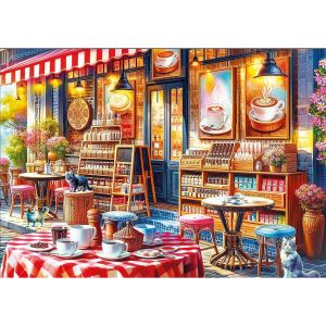 KS Games Puzzle 1000 pièces : Café